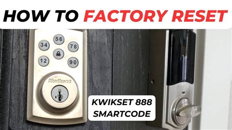 kwikset smartcode 888 reset